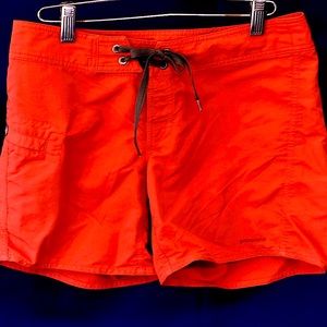 Women's Patagonia red swim shorts size 4